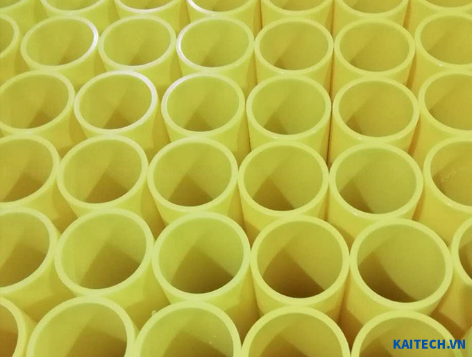 Gia công lõi nhựa HDPE 76mm  màu sắc theo yêu cầu 