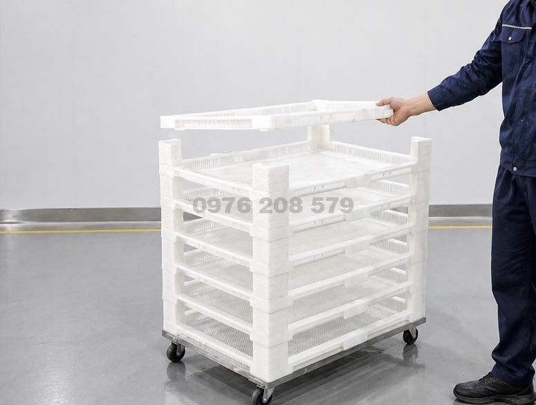 Khay sấy nhựa - dùng cho buồng sấy lạnh