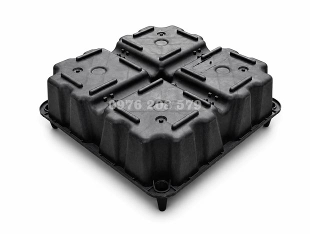 Hộp nhựa sàn rỗng 50x50cm - Uboot