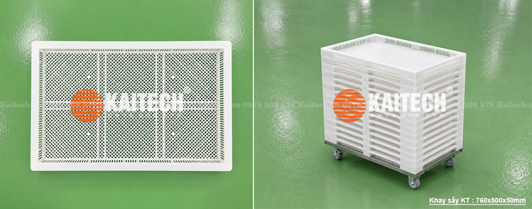 khay sấy viên nang mềm 76x50cm